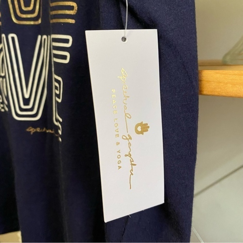 Spiritual Gangster Navy Blue Love Muscle Tank Top - Picture 9 of 13